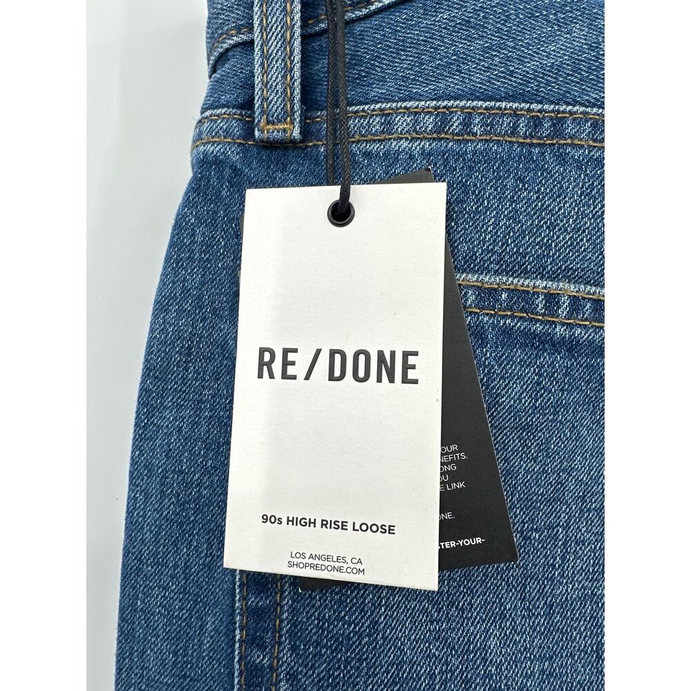 RE/DONE 90's loose high-rise straight leg jeans in Bay Fade Size 31 NWT - Picture 4 of 7